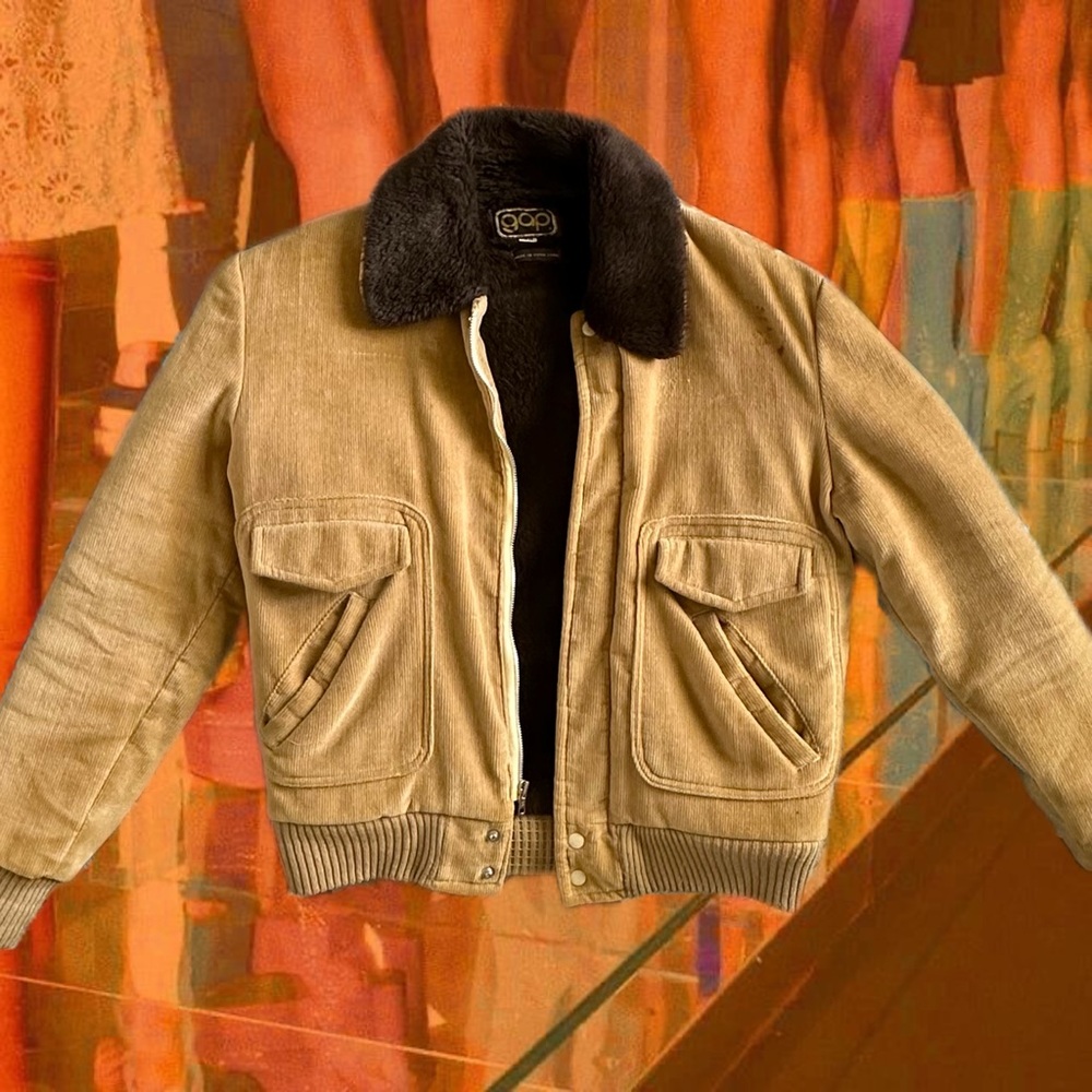 Vintage Gap - Corduroy Bomber Jacket